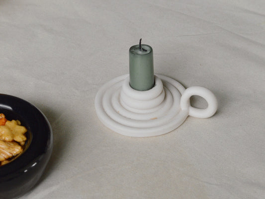 SECONDS SALE - RIBBED CANDLE STICK