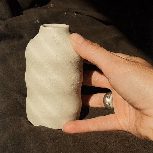 Sandy Clay Bud Vase